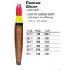 Thill Center Slider Float - Red/Yellow/Black - 3 3/8 in