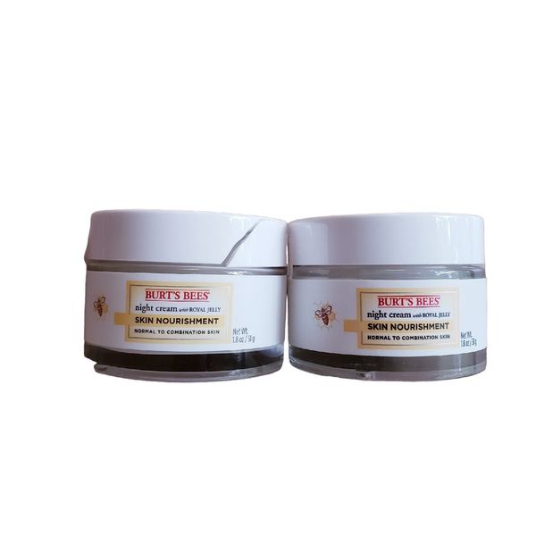 Burt's Bees Night Cream with Royal Jelly Skin Nourishment - Bundle Of 2 No Box
