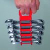 Ernst Manufacturing Gripper Stubby Wrench Organizer, 11 Tool, Black
