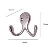 SmartHome New Robe Hooks Twin Chrome Plated 4 Hooks