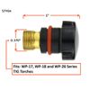 SÜA - Short Back Cap for TIG Welding Torches 17/18/26 - Model: 57Y04 - (5 PACK)