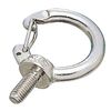 Mizumoto Machine Manufacturing Hook Eye Bolt, Millimeter Threaded Diameter M-6 A-752