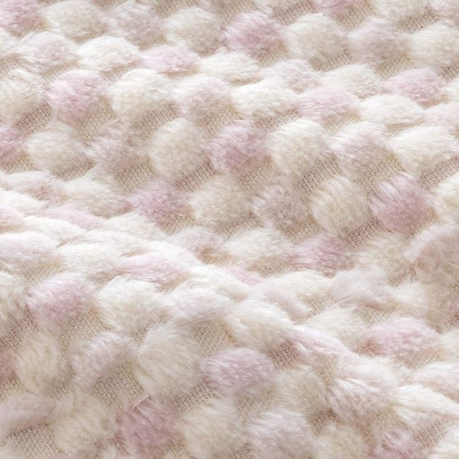 Nishikawa 50572 Junior Cotton Blanket, 100% Cotton, All Cotton, Nishikawa Sangyo, Tokyo Nishikawa, Seal Weave, Blanket, Made in Japan, Pink [P] Junior