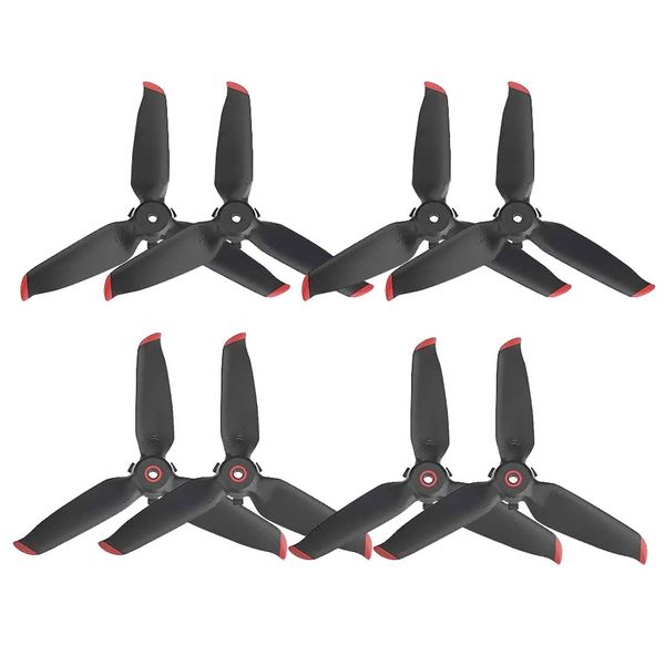 8 Pcs Propellers Replacement for DJI FPV Drone Accessories Low Noise Blades Props