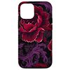 iPhone 13 Red Purple Gothic Floral Flower N9 Case