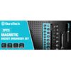 DURATECH 2PCS Magnetic Socket Organizer Set 1/2" Drive SAE&Metric Socket Holders