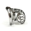 Bondage Masters Male Chastity Device, Max-Secure Cage, Silver