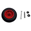 14" REPLACEMENT PNEUMATIC WHEELBARROW WHEEL 3.50/4.00-8 (130MM AXLE SET)