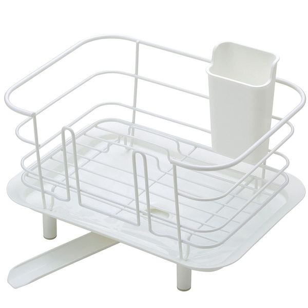 Squirrel Drying Rack Rivera Dish Drainer, white