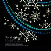 [supanguru] Sequin Motif (Snowflake Streamlined Blue Series) Iron X-Large Size