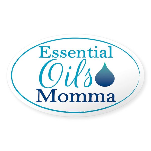 CafePress Essential Oils Momma Oval Car Bumper Sticker(10-Pack)