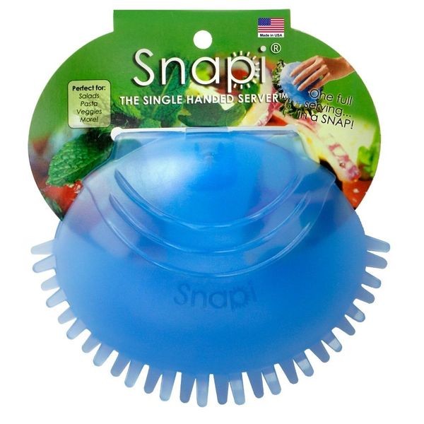 Snapi - The Single Handed Salad Server - Berry (Blue)