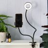 VFM - Social Media 9cm LED Ring Light with Phone Holder