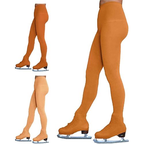 ChloeNoel Figure Skating Light Tan Over The Boot Tights TB8832 Light Tan Adult Medium