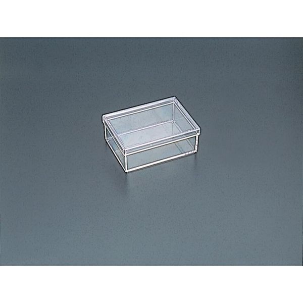 Nakabayashi CSD-BR3F Storage Clear Case, Capti Solid with Lid, L Square, Set of 3