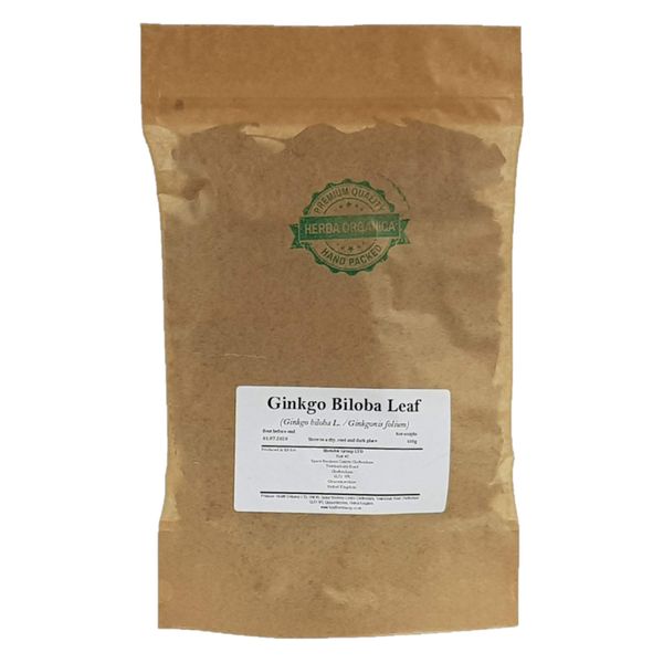 Herba Organica Ginkgo Biloba Leaf - Ginkgo Biloba L Ginkgo, Gingko (100g)