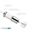 Aquasure 15,000 Gallons Shower Filter w/ Replacement Filter - Chrome x 2