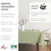 Martina Home TEFLONATED TABLECLOTH MADE Vichy Pistachio 250X140 CM