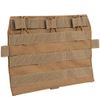 Triple Flap Flat Mag Pouch,Tactical Front Molle Pouch 5.56mm Magazine Panel