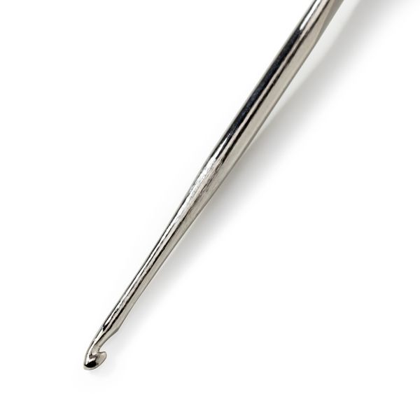 Prym Yarn Crochet Hook, Steel, Silver, 0.6 mm, One Size