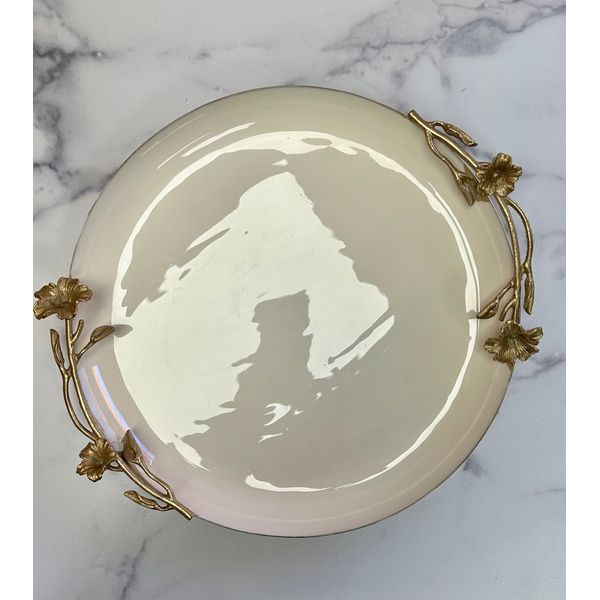 Large Round Serving Tray