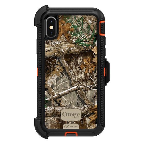 OtterBox DEFENDER SERIES SCREENLESS Case Case for iPhone Xs & iPhone X - Retail Packaging - RT BLAZE EDGE (BLAZE ORANGE/BLACK/RT EDGE GRAPHIC)