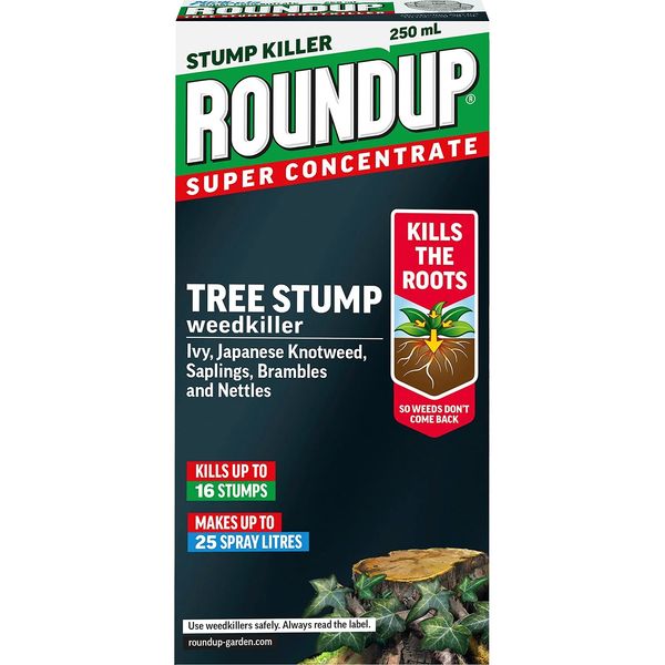 Scotts Miracle-Gro Roundup Tree Stump and Root Killer 250 ml Liquid Concentrate Weedkiller