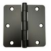 30 pack BLACK Interior Door Hinge 3.5" x 3.5" with 1/4" corner radius Qty 30