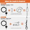 Home Gym Pulley System, Tricep Workout Pulley System for LAT Pulldown, Biceps...
