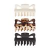 Goody Large Claw Hair Clips, Assorted Neutral Colors, 3-count