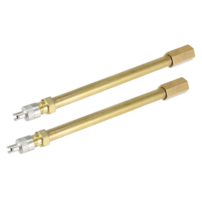 X AUTOHAUX Adattatore Prolunga Per Valvola Pneumatici 150 Mm – In Ottone Per Auto, Moto, SUV E Camper - 3