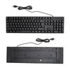 Ultra Slim Language 104 Keys Russian Keyboard, USB Wired Compact Computer Keyboard (Russian)