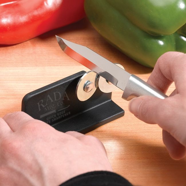 Stainless Steel Rada Cutlery Quick Edge Knife Sharpener Kitchen