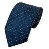 Men's Black & White Diamond Spot Neck Tie