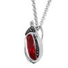 Crystaluxe Ladybug Pendant with Crystals in Sterling Silver, 18"