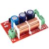 ALMOCN 400W Adjustable Multi Speaker Treble/Bass 2 Unit Audio Frequency Divider 2 Way Crossover Filters Updated Version