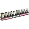 Titan 16135 13-Piece Tamper Resistant SAE Hex Bit Set
