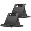 MoKo 2PCS Phone/Tablet Stand, Desktop Holder for 4-11" Device, Fit with iPhone 16/Pro/Pro Max/Plus, iPhone 15/Pro/Pro Max/Plus, iPhone 14/Pro/Pro Max/Plus, iPhone 13/Pro/Pro Max/Plus