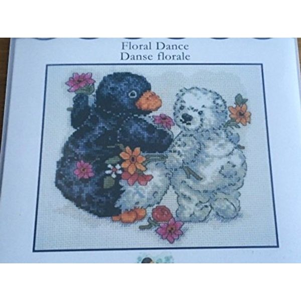 BUBBLE & SQUEAK FLORAL DANCE CROSS STITCH KIT