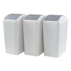 4.5 Gallon Trash Can Kitchen Waste Garbage Plastic Round with Swing Top Bathroom