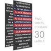 Blue Adhesive Toolbox Labels