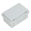 Electrical Box Insulated Outdoor Junction Box with Hinged Cover Plastic Clip for Various DIY Projects