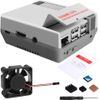 Retro Raspberry Pi Game Case With Fan For 2B 3B Quick Charger 3.0
