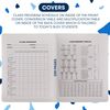 Emraw Marble Composition Notebook Wide Ruled Black and White Composition Books 100 Sheets (2 Pack)