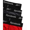 Reebok Men's Active Underwear - Performance Boxer Briefs (4 Pack), Size Medium, BlackRedGrey