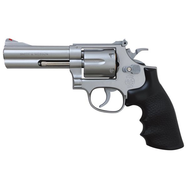 Crown Model Hop Up Air Revolver No.9 S&W M686 4" Silver 10+ Airsoft Gun