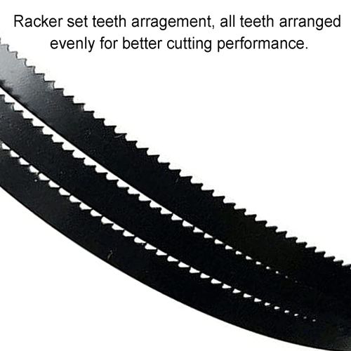 JOEEYKO 2-Pack Wood Cutting Bandsaw Blades 1400mm(55") x 6.35mm(1/4") 6 TPI
