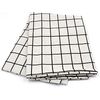 SAWAN Simple Plaid Tablecloth White 140x140cm