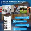 Security Cameras Wireless Outdoor 2K Battery Powered WiFi Cameras for Home