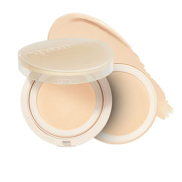 espoir Pro Tailor Bee Natural Cushion Funde SPF 50 PA++++ ProTAILOR BE NATURAL CUSHION Main Unit + Refill Set (21, Ivory)